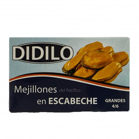 MEJILLONES EN ESCABECHE 4/6 DIDILO RR125
