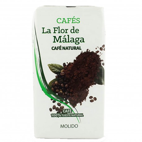 CAFE MOLIDO NATURAL "LA FLOR DE MALAGA" 250 Gr